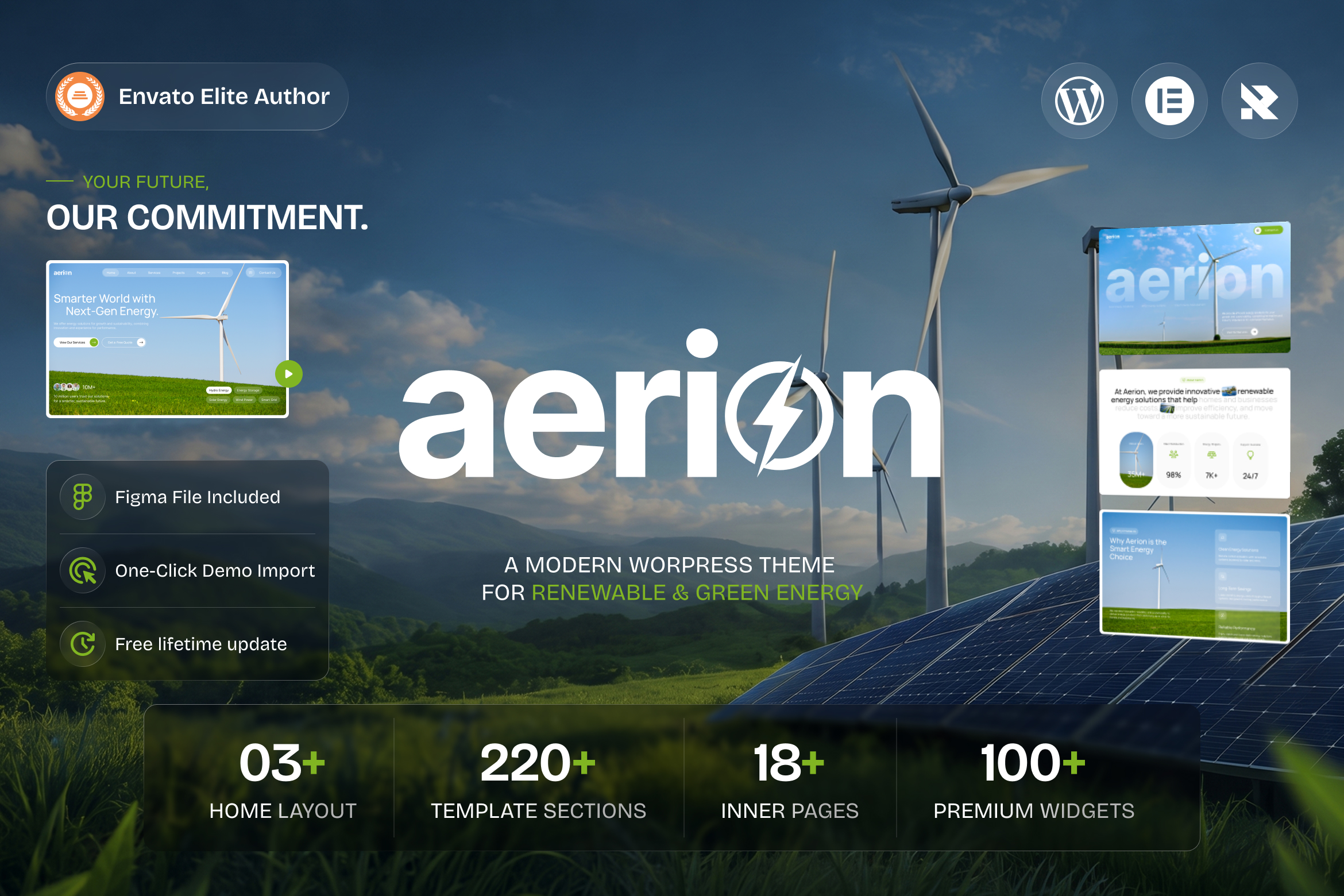 Aerion - Renewable & Green Energy WordPress Theme