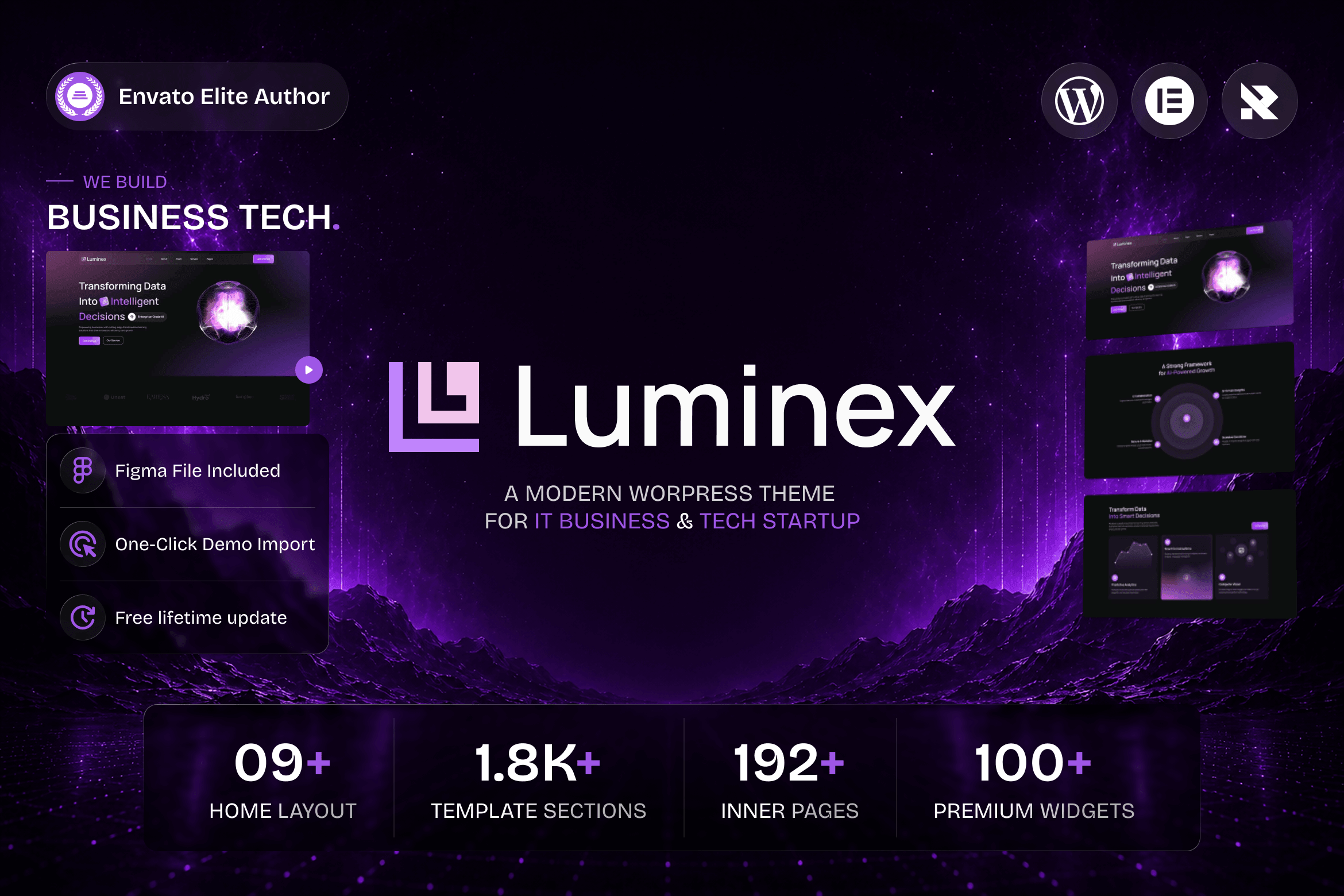 Luminex – Multipurpose IT Business & Tech Startup WordPress Theme