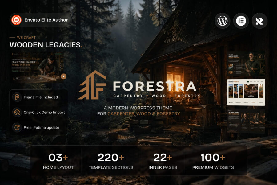 Forestra – Carpenter, Wood & Forestry WordPress Theme