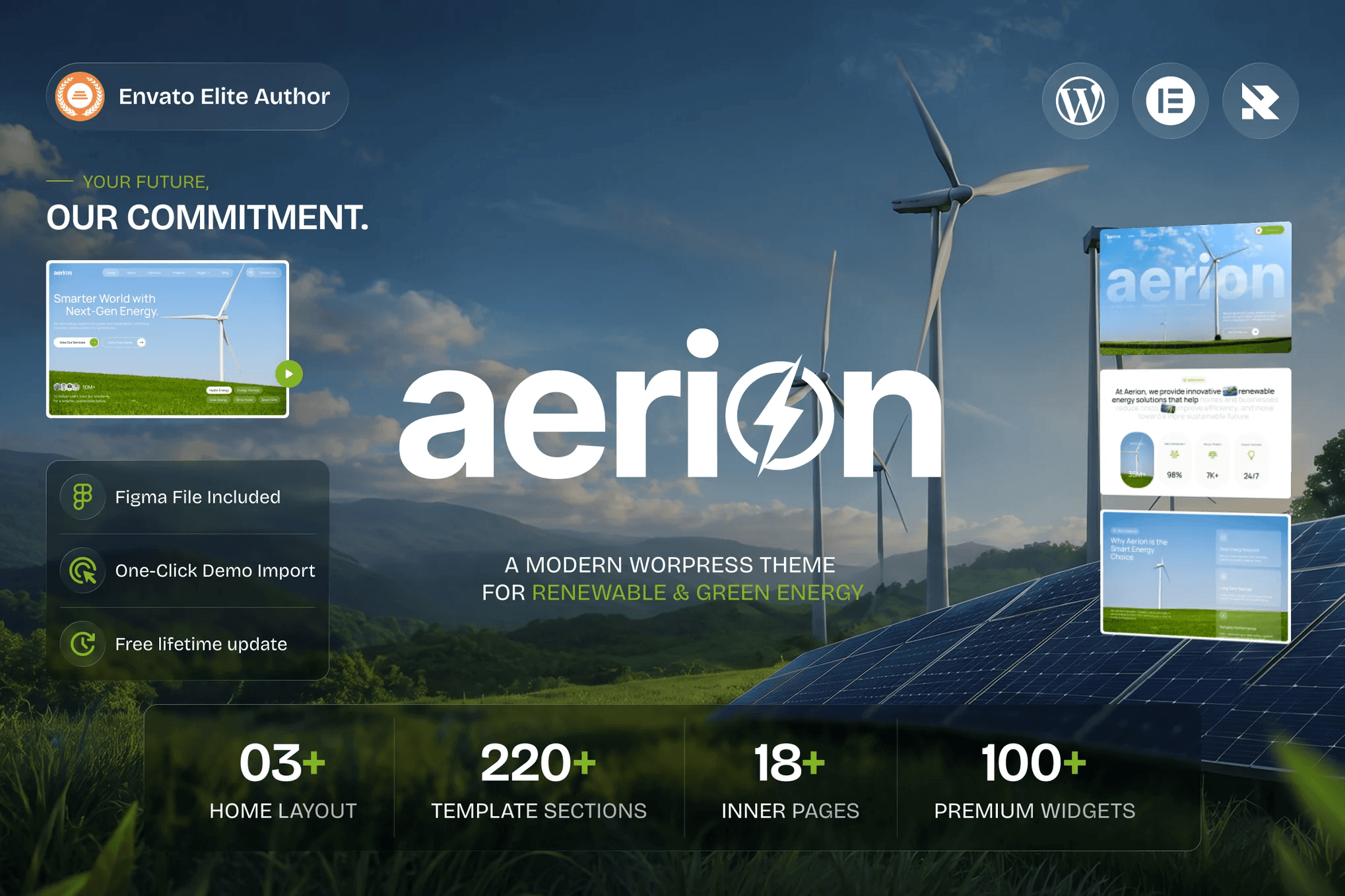 Aerion - Renewable & Green Energy WordPress Theme